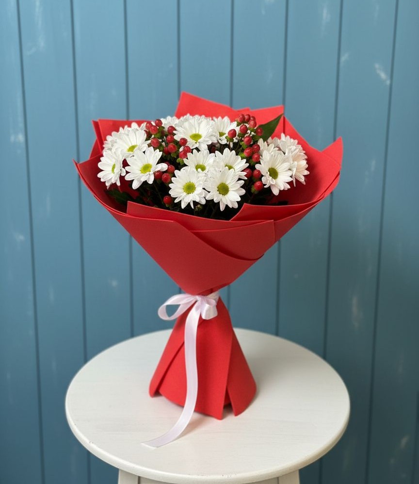 Букет цветов из: Хризантемы в Туапсе