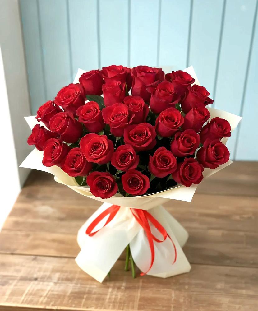 Букет 29 Красных роз в Туапсе
