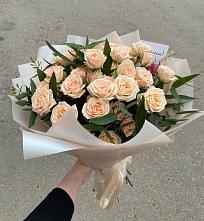 Букет Кремовые розы Латте в Туапсе