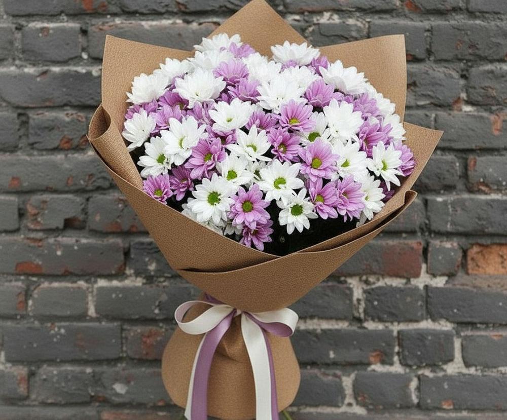 Букет цветов из: Хризантемы в Туапсе