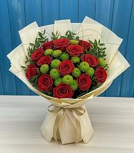 Букет цветов из:  Розы и Хризантемы в Туапсе