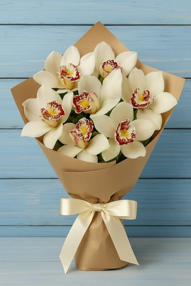 Букет цветов из: Орхидеи и Розы в Туапсе